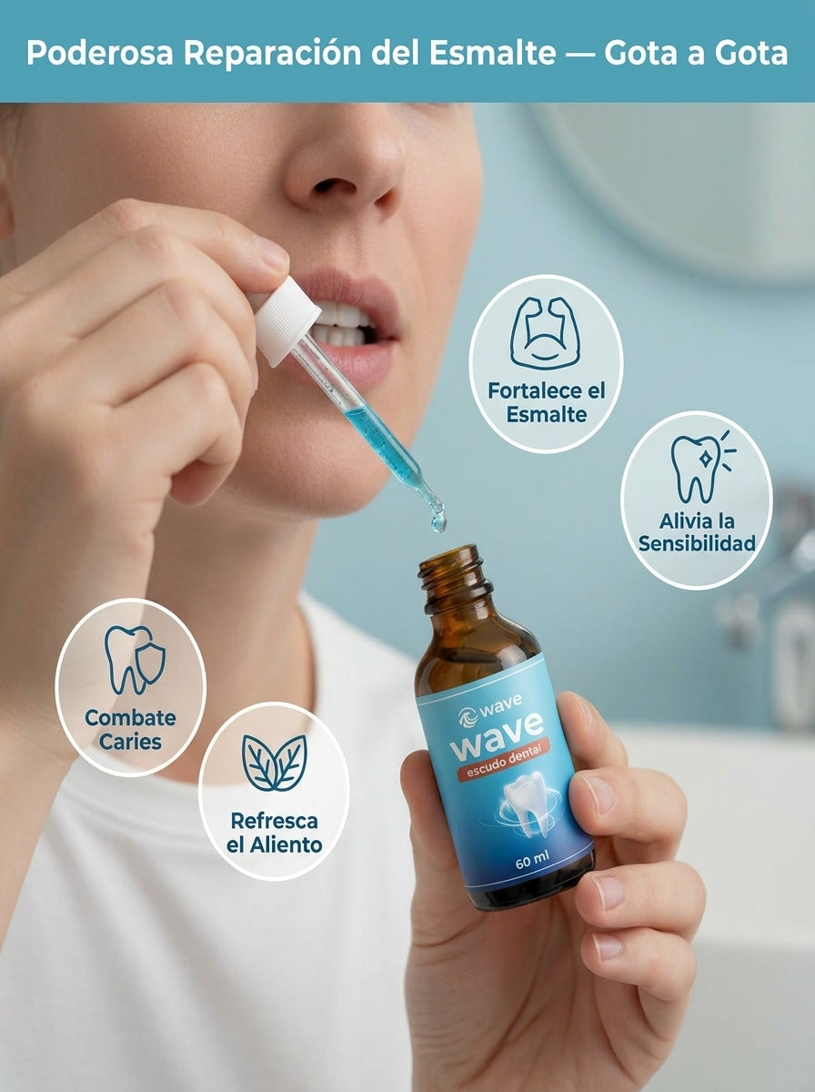 Gotas Wave | Elimina caries, sensibilidad y sangrado de encías