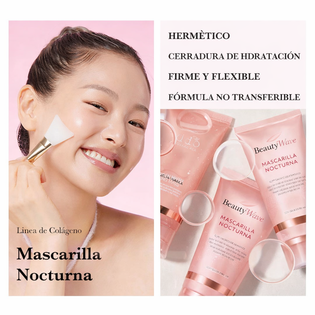 Mascarilla nocturna de colágeno