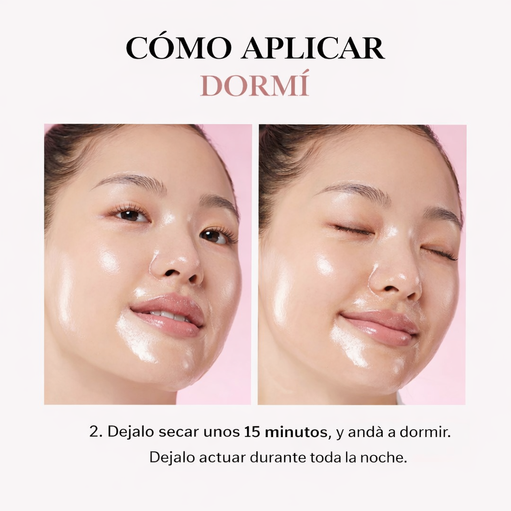Mascarilla nocturna de colágeno