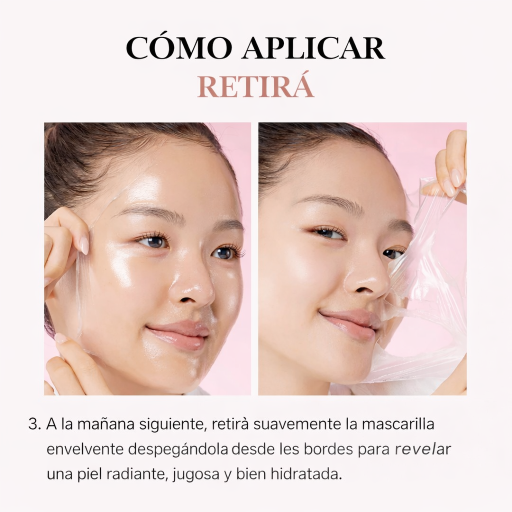 Mascarilla nocturna de colágeno