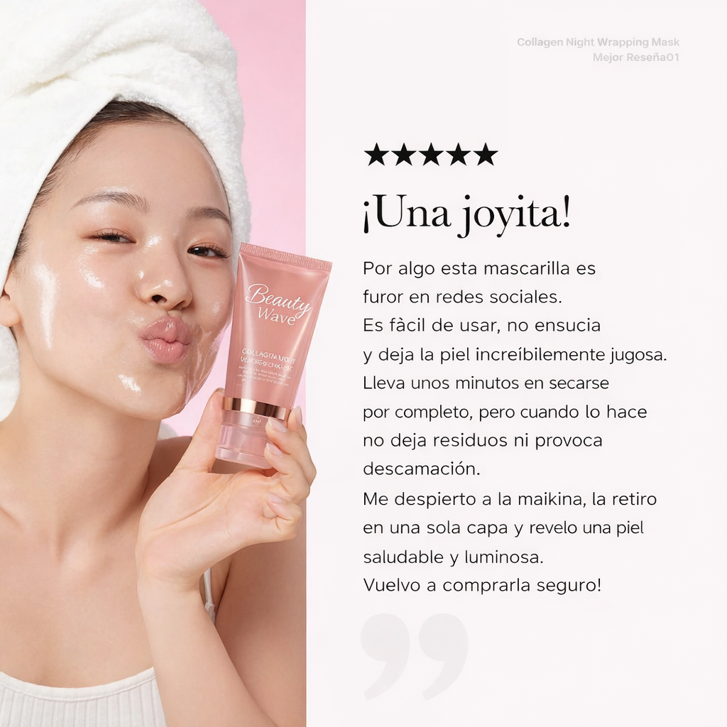 Mascarilla nocturna de colágeno