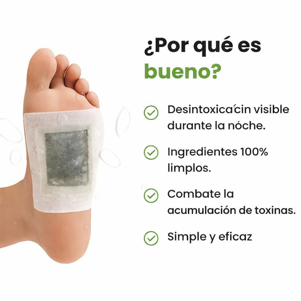 Parches Detox | Para Pies Hinchados y Cansados
