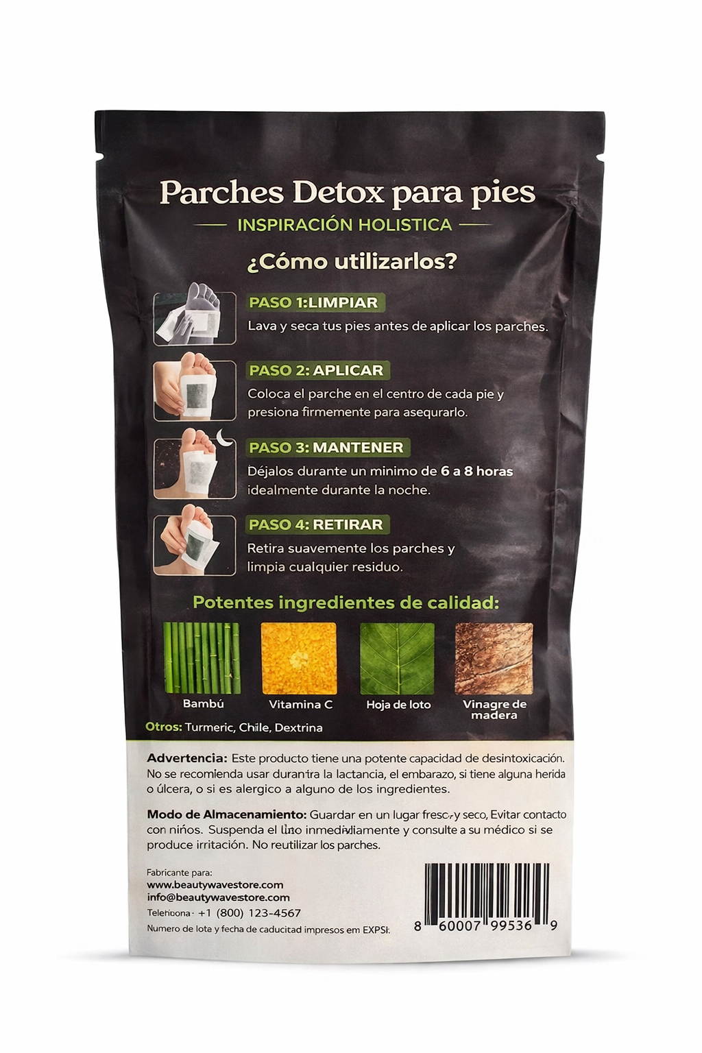Parches Detox | Para Pies Hinchados y Cansados