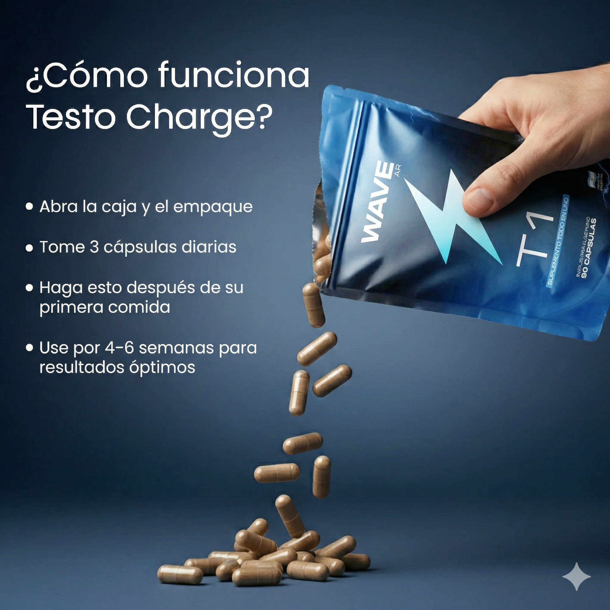 Wave T1 | Potenciador de Testosterona