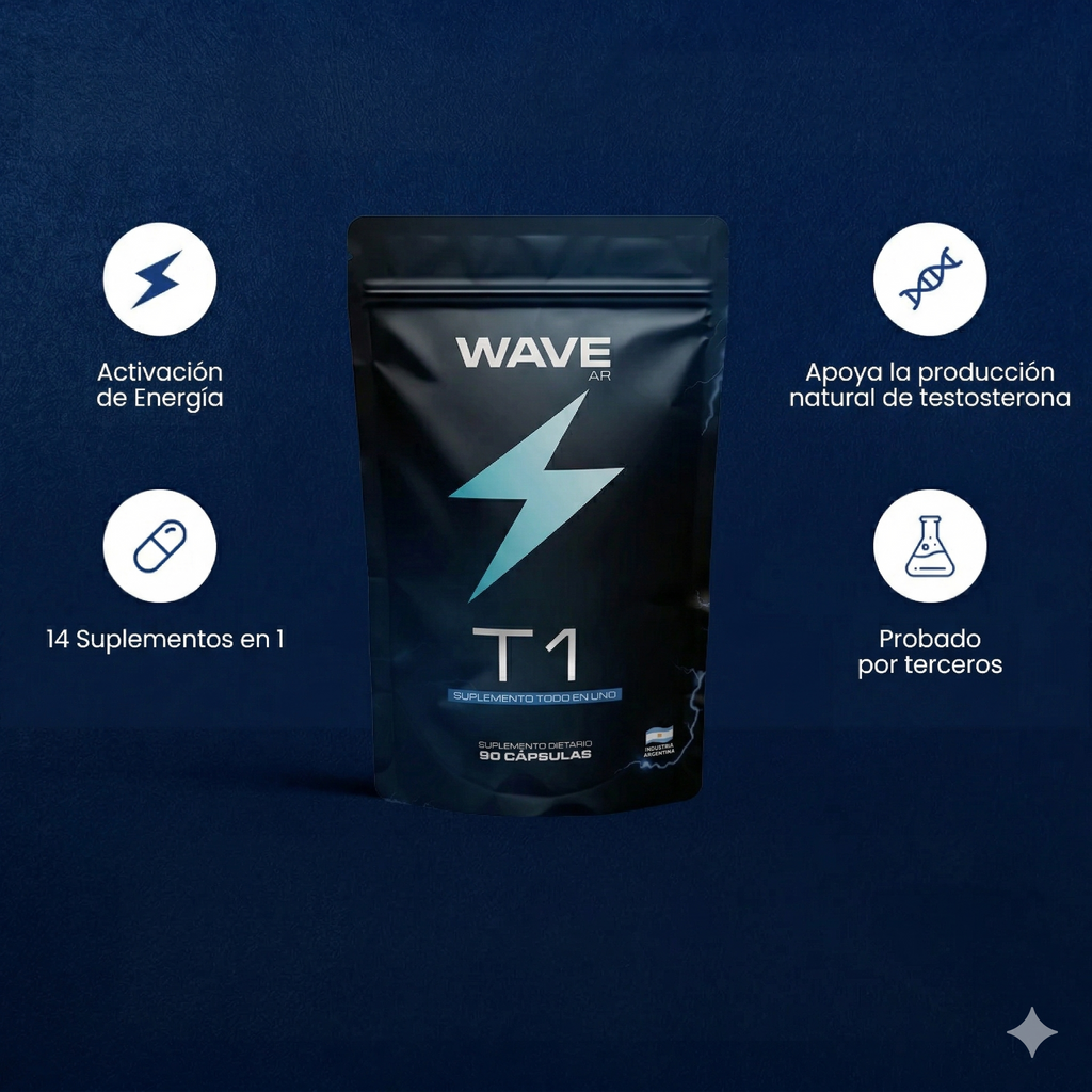 Wave T1 | Potenciador de Testosterona