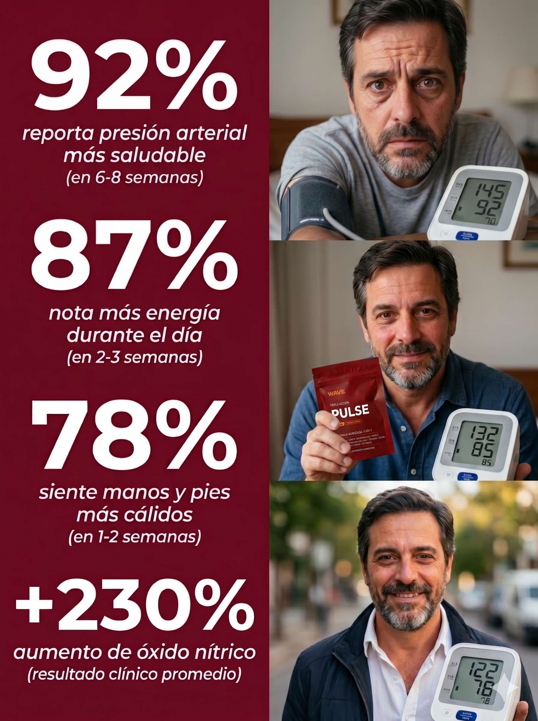Pulse | Mejora la circulación sanguínea y baja la presión arterial