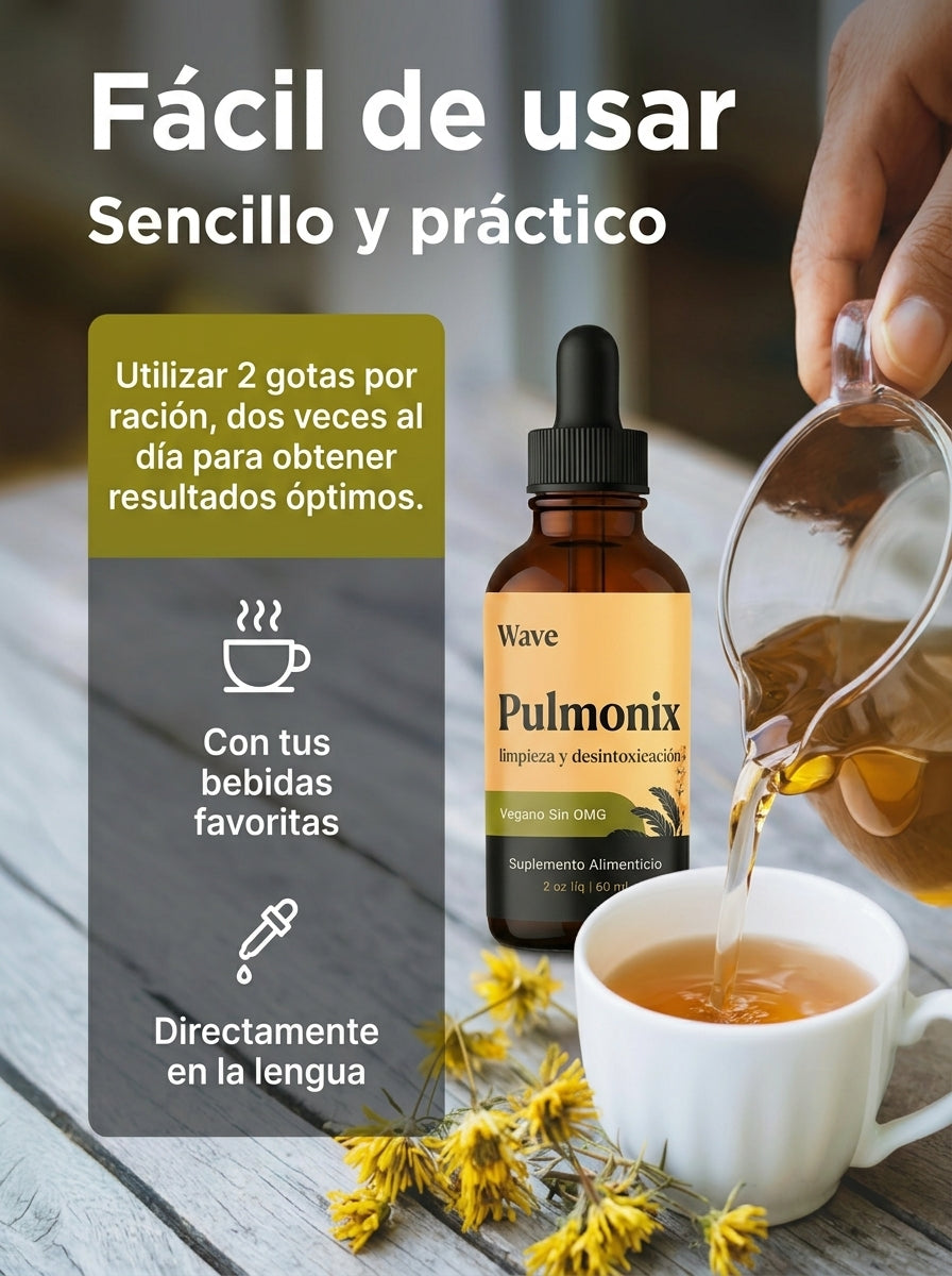 Pulmonix | Eliminá flemas, Despejá las vías respiratorias y recuperá tu respiración natural