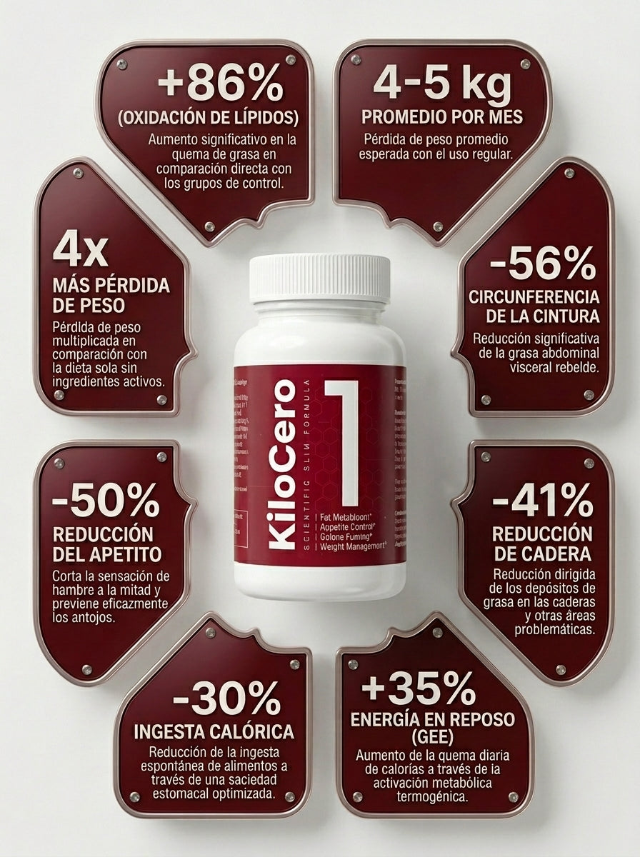KiloCero Wave | Adelgazá sin ansiedad: menos hambre, mejor metabolismo, todo en una cápsula