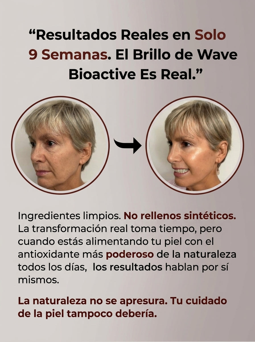 Wave Bioactive | Protege tu piel del sol, reduce arrugas e hidrata la piel
