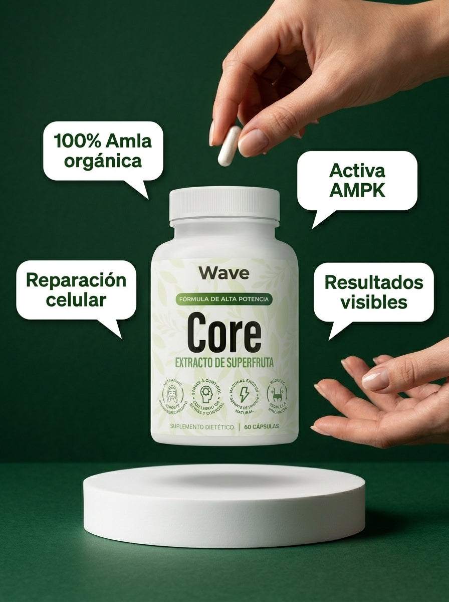 Wave Core | Recuperá tu energía, panza desinflamada, claridad mental todo el día.