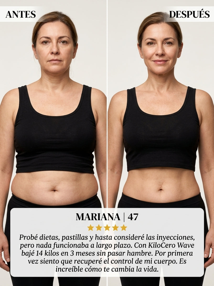 KiloCero Wave | Adelgazá sin ansiedad: menos hambre, mejor metabolismo, todo en una cápsula